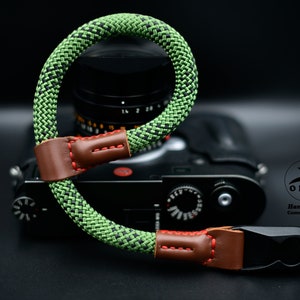 NEW DESIGN Wrist GREEN Peak Design HandMade Sturdy High Quality Rope Camera Strap