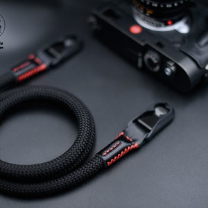 NEW DESIGN Peak Design Black Rope Camera Strap HandMade Premium Leather Quick Release