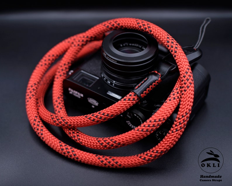 NEW DESIGN Peak Design Red Rope Camera Strap Handmade Premium Leather ...