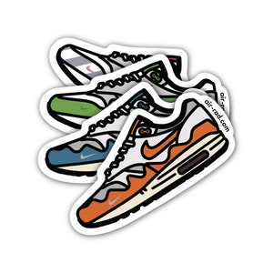Air Max 1 Diseñadores holandeses [Pegatina resistente a la intemperie] Patta - Parra