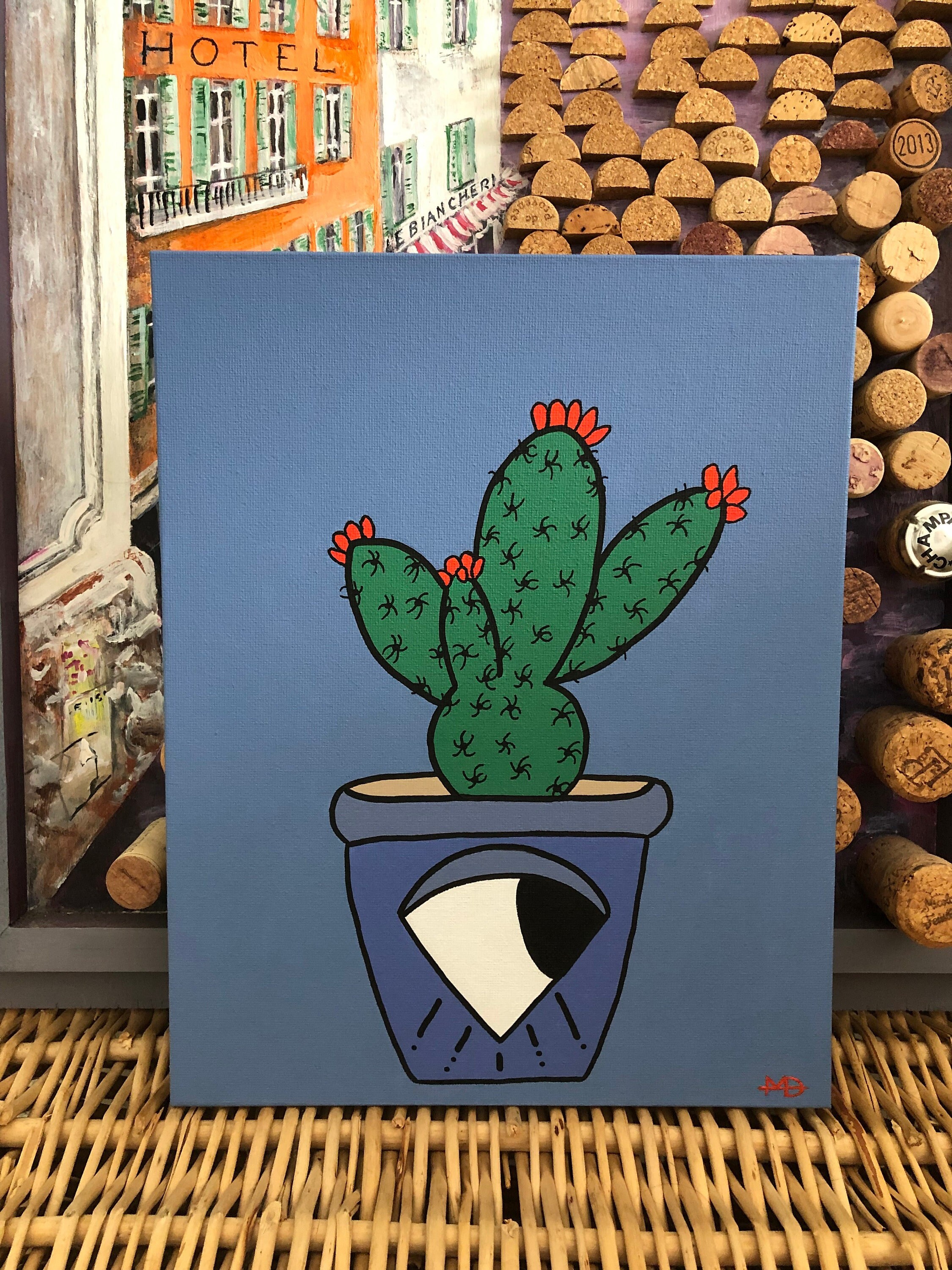 Tableau Abstrait - Blue