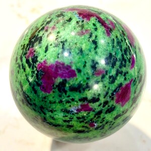 Ruby in Zoisite Sphere 3”