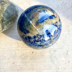 Huge Sunset Sodalite Sphere