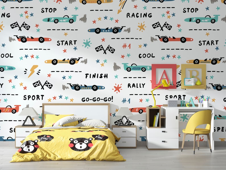 Racing Cars Wallpaper, Cars Wallpaper, Sport Cars Wallpaper, Playroom