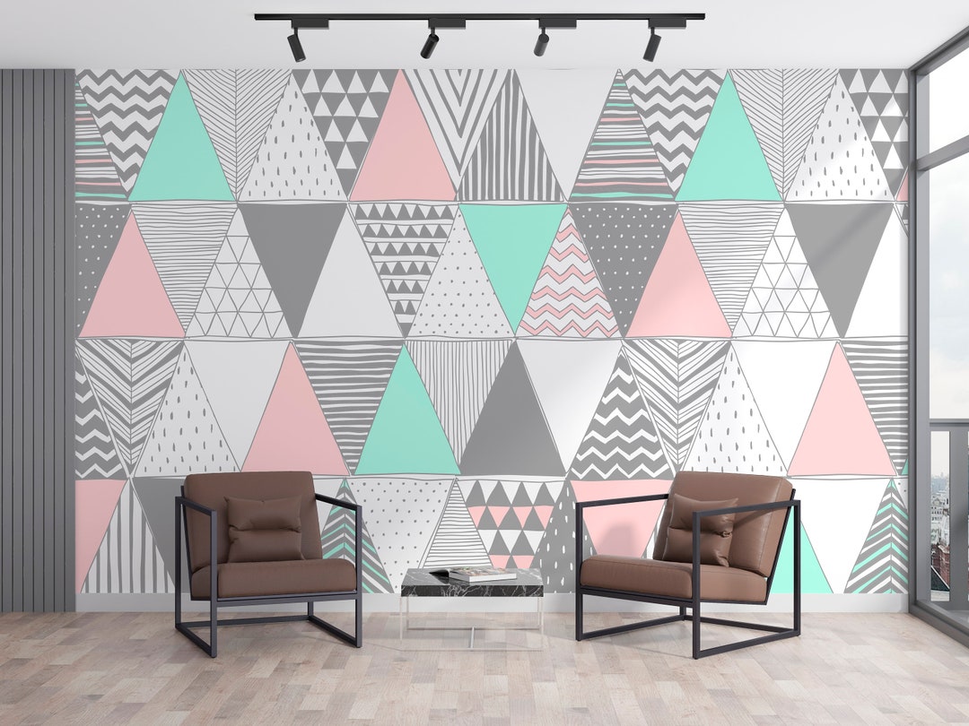 Unisex Wallpaper Toddler Wallpaper Unique Wallpaper Moody Etsy