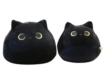 black cat soft toy