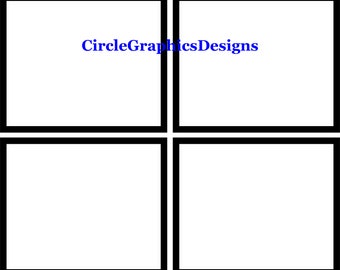 Digitale vectorframes in eps-indeling JPG PNG SVG - Digitale download