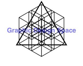 Digitale Download: Heilige Geometrie omni decoraties voor t-shirt achtergrond logo vector Illustratie PNG JPG SVG