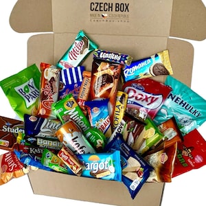 CzechBox Czechoslovakia - delicious Czech & Slovak mystery food box, european candy, snacks, wafers, biscuits and chocolates