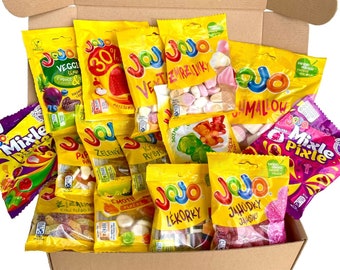 CzechBox JOJO - box with 15 selected candies, dragees and jellies 1,2 Kilograms (2,65 pounds) of sweets from Czech Republic