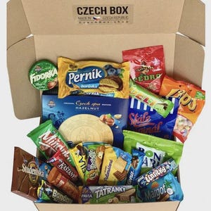 CzechBox Classic - delicious Czech food box, European candy, snacks, wafers, biscuits, and chocolates
