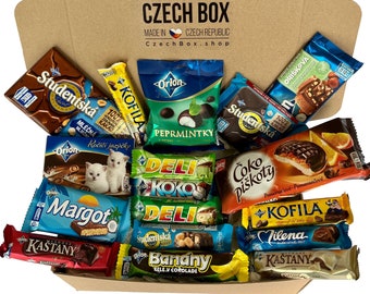 CzechBox Chocolate - delicious Czech mystery food box, european candy, snacks, wafers, biscuits and chocolates