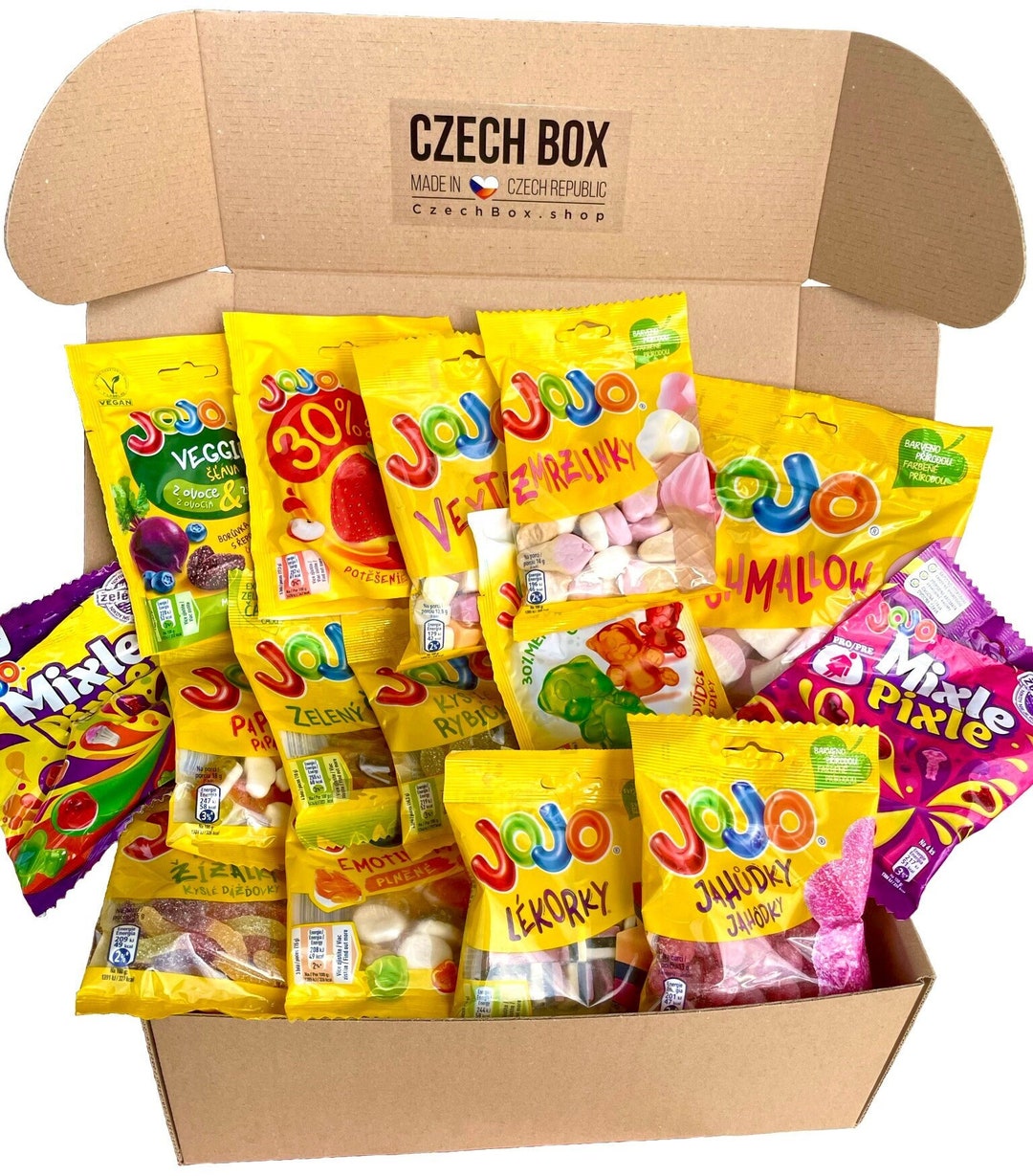 Czechbox JOJO Box With 15 Selected Candies, Dragees and Jellies 1,2