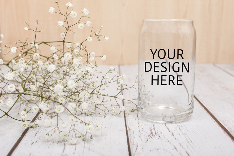 3 X Libbey Glass Mockup Beer Can Glass Mockup Styled Product Etsy UK