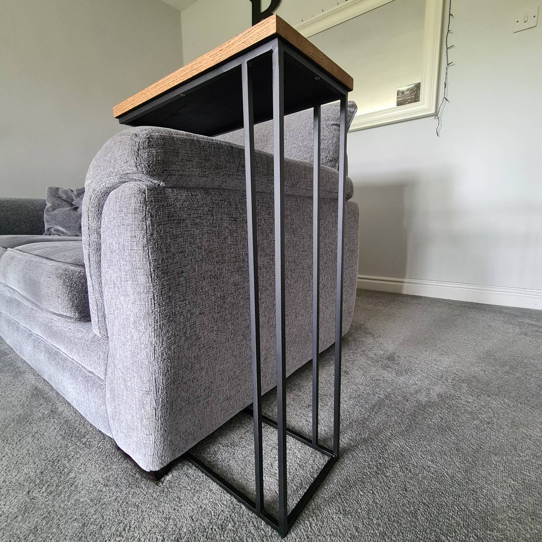 Metal Sofa Side Table Industrial Style Living Room Furniture Photo Inspiration