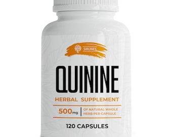 Quinine Capsules – 120 Count Herbal Supplement | Cinchona officinalis | Botanical Extract