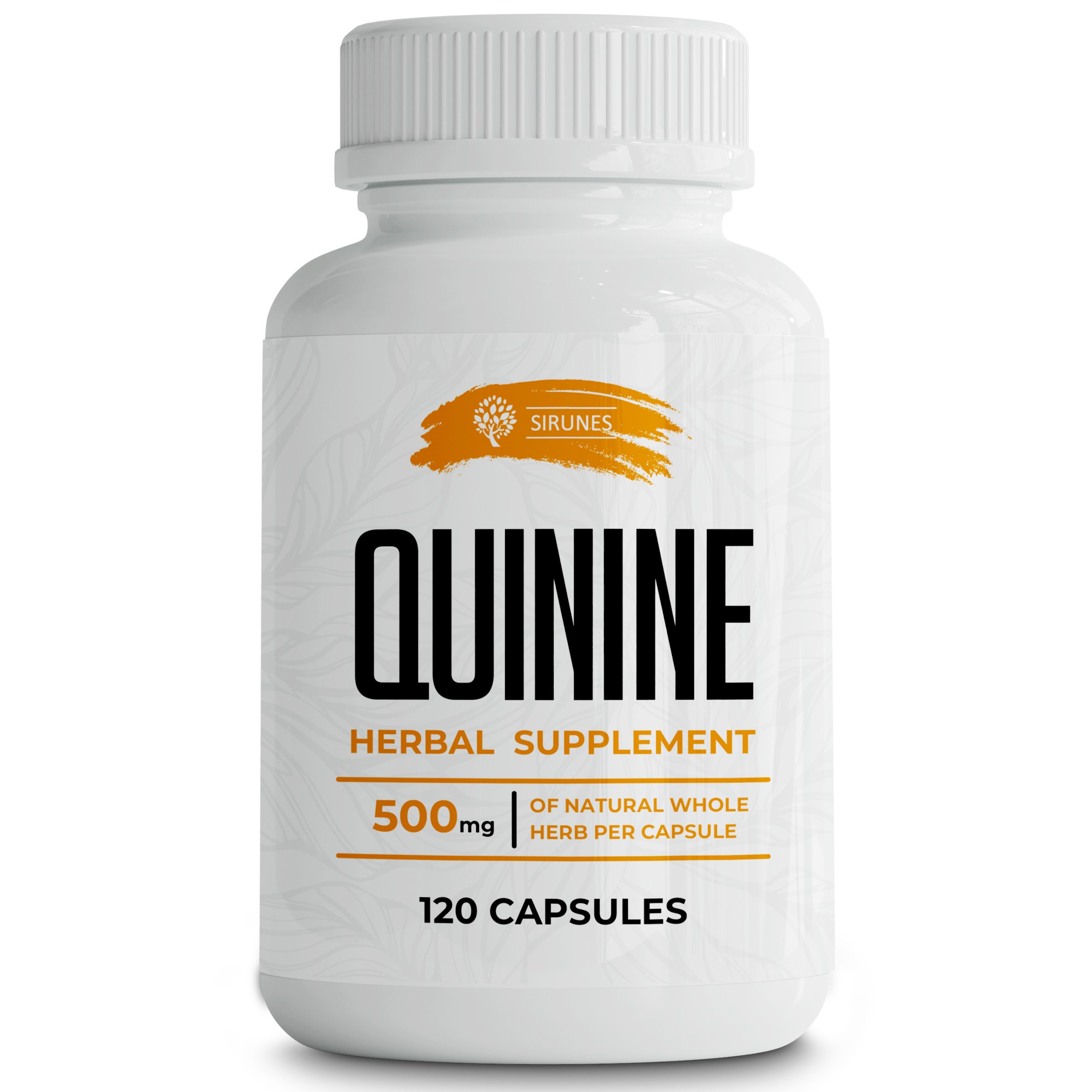 Quinine Capsules 120 Caps Cinchona Officinalis Bark Herbal Supplement