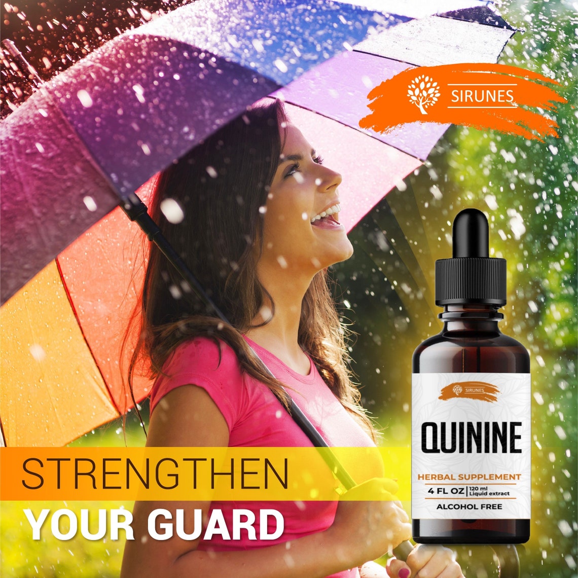 Quinine Liquid Extract 4oz Cinchona Officinalis Bark Herbal Supplement