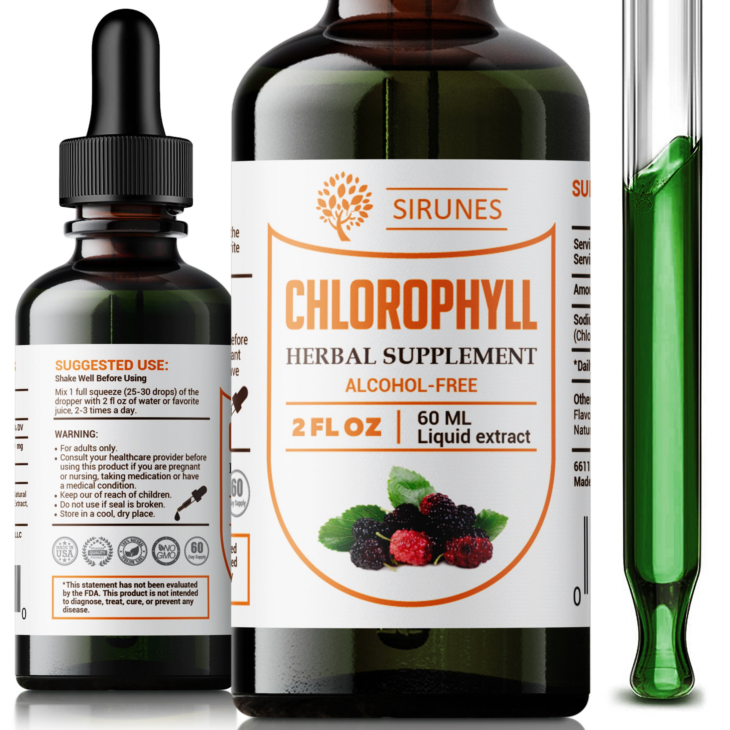 Liquid Chlorophyll Drops Copper Chlorophyllin Extract Etsy
