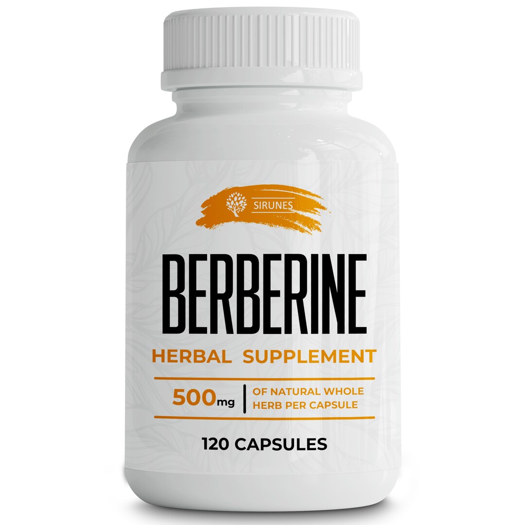 Berberine Herbal Supplement Natural Herb Extract May Help Maintain