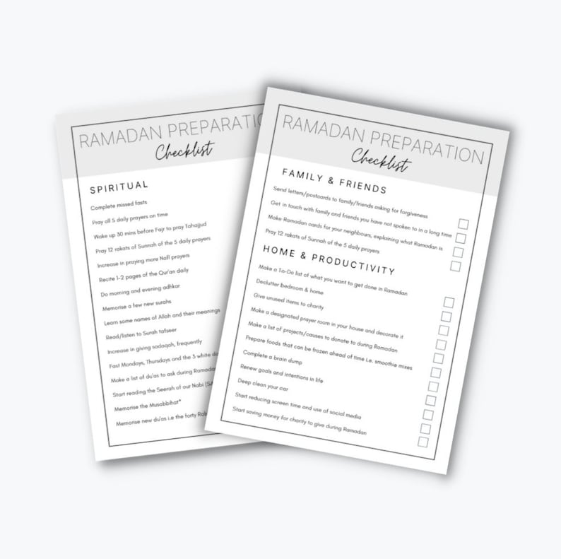 ramadan preparation pdf