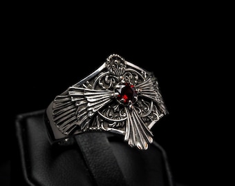 Anillo de corazón de águila