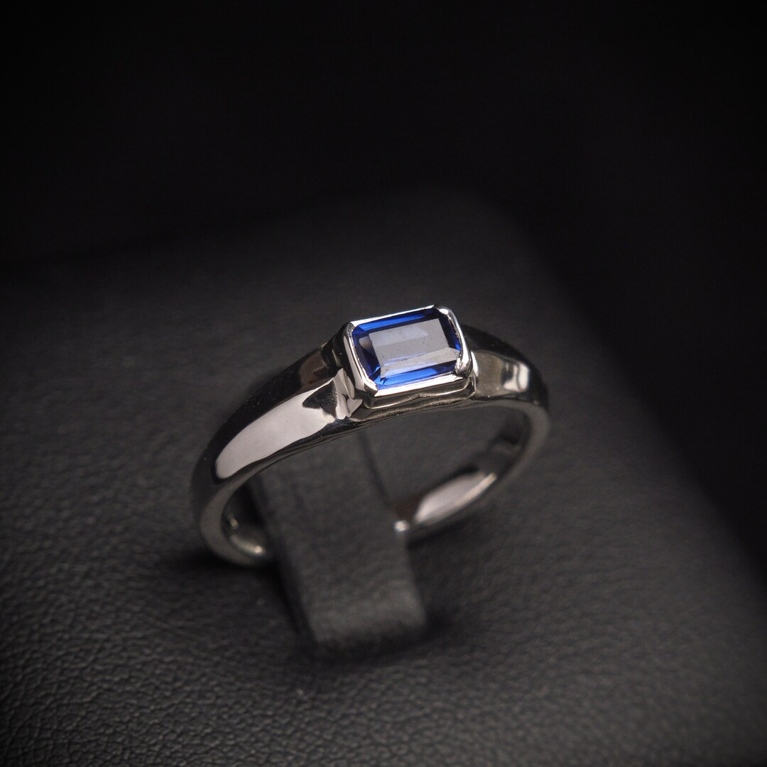 Edge Ring in Sterling Silver - Etsy