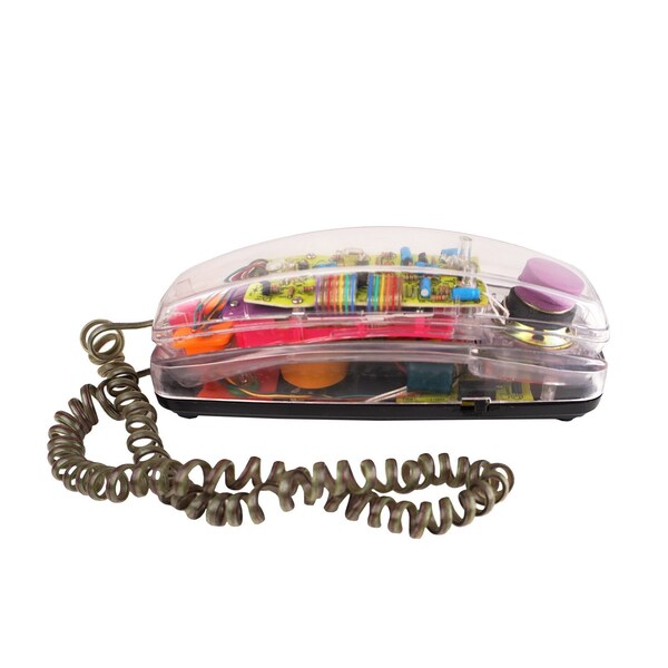 See Through Vintage Phone Etsy