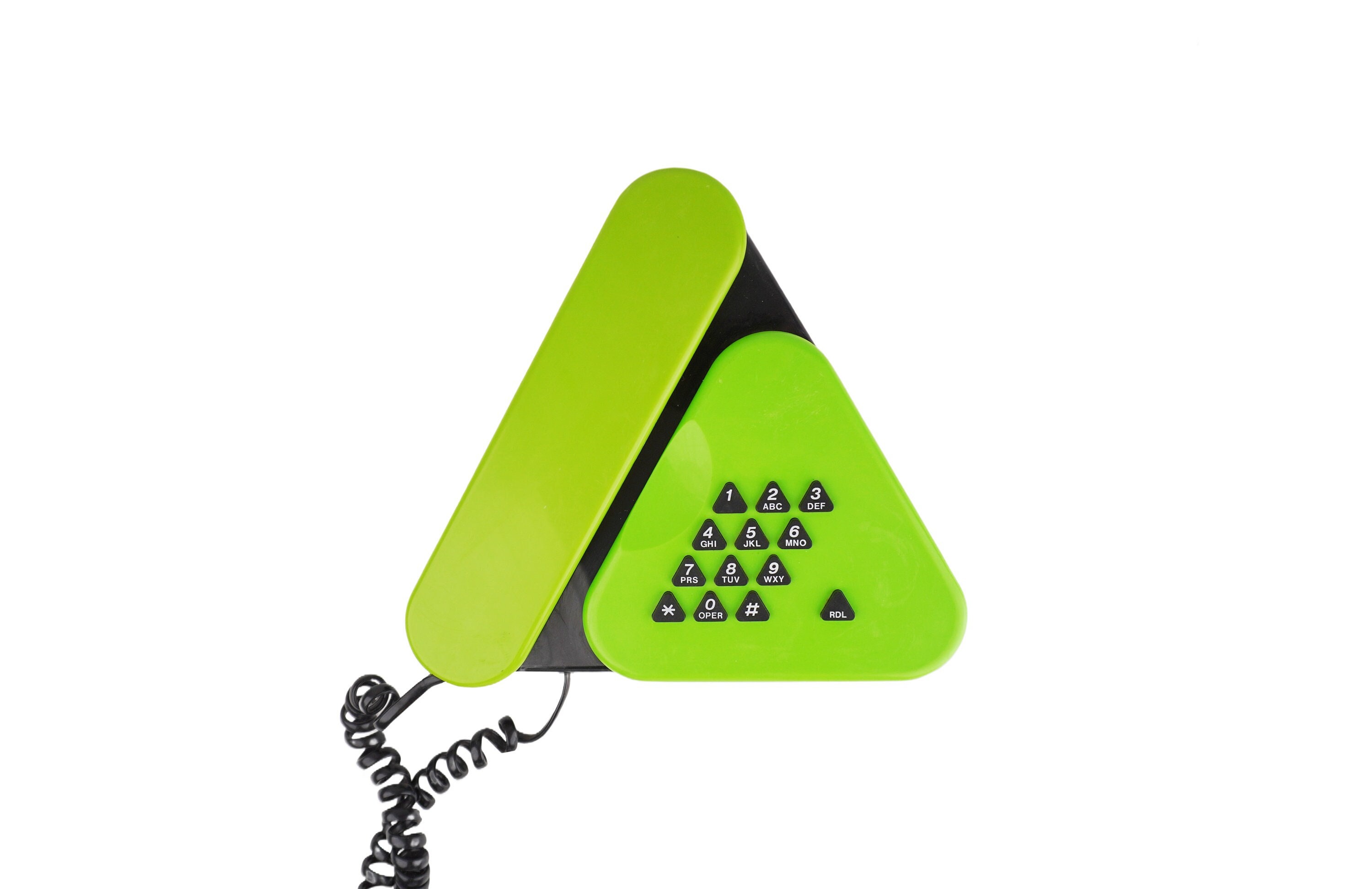 Rare Green and Black Triangle Vintage 80s Radio Shack Brand