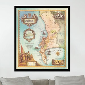 Old Map of Constantia and Durbanville, Vintage Map Poster,Vintage Pictorial Map,Poster Print,Canvas Print,Wall Decor,Home Decor