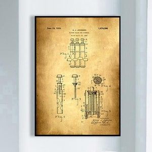 Piston Valve for Cornets Patent Print, Vintage Patent Poster, Framed Art Print, Vintage Poster, Wall Decor, Poster Print, Canvas Print