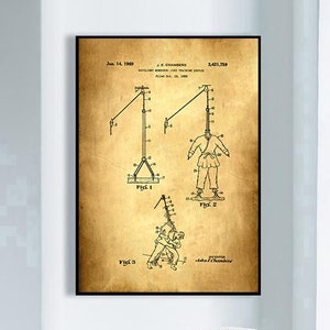 Vintage Judo Dress Patent Print, Framed Art Print, Vintage Poster Wall Decor, Poster Print, Art Canvas, Canvas Print, Wall Print, Gift Idea