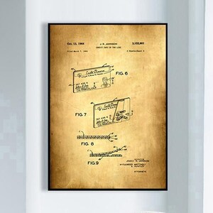 Credit Card Patent Print, Vintage Patent Poster, Framed Art Print, Vintage Poster, Wall Decor, Poster Print, Canvas Print, Wall Print
