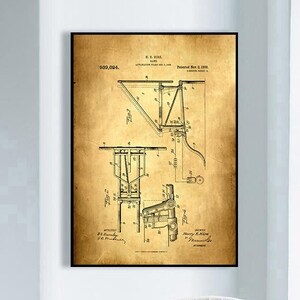 Baseball Patent Print, Baseball Patent Poster, Framed Art Print, Vintage Poster Wall Decor, Poster Print, Canvas Print, Wall Prints
