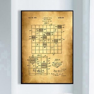 Game Apparatus Patent Print, Vintage Patent Print, Framed Art Print, Vintage Poster Wall Decor, Poster Print, Canvas Print, Wall Prints