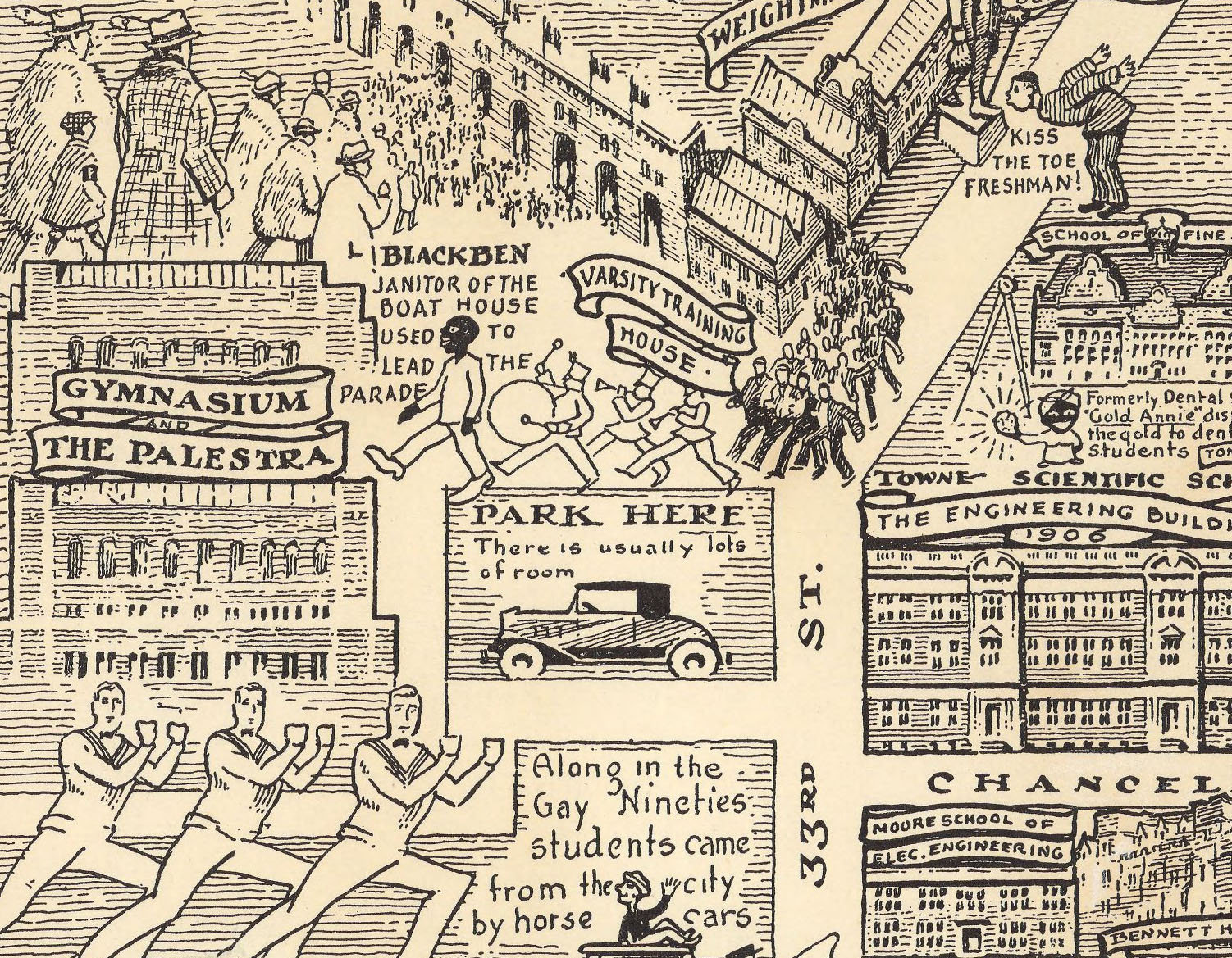 Old Map of University of Pennsylvania 28x35 Inç Vintage Map - Etsy