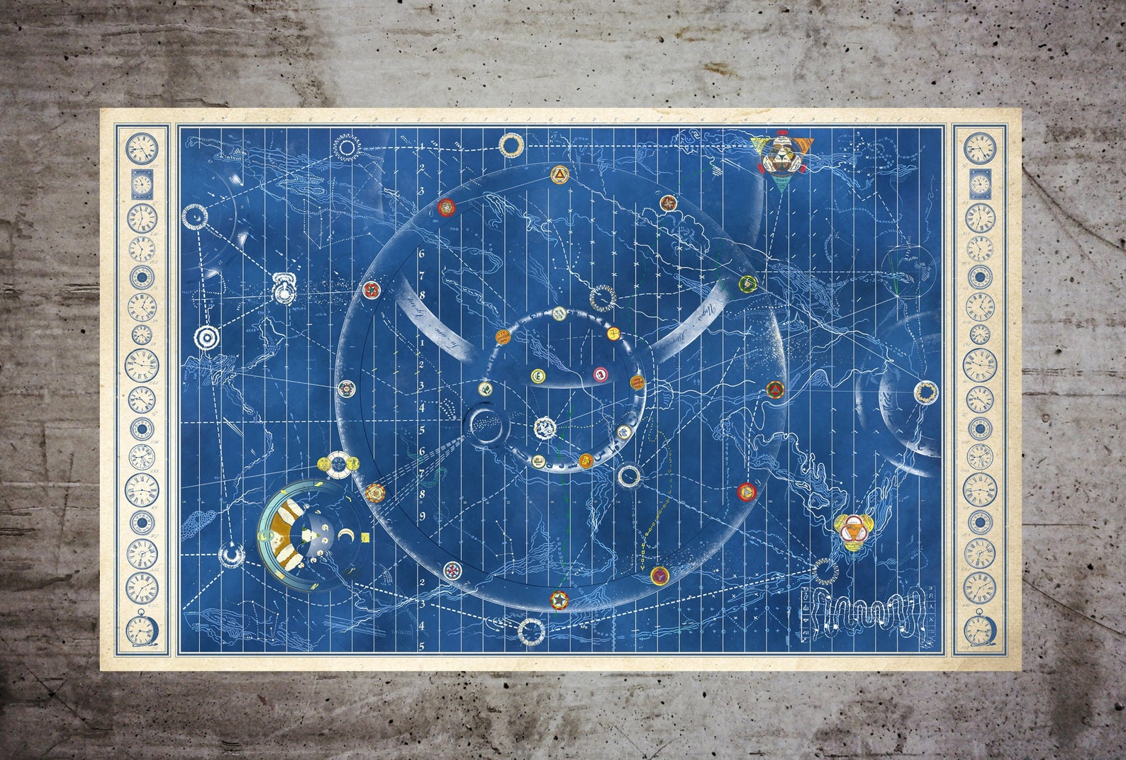 Time Bandits Map Reproduction Prop  Etsy