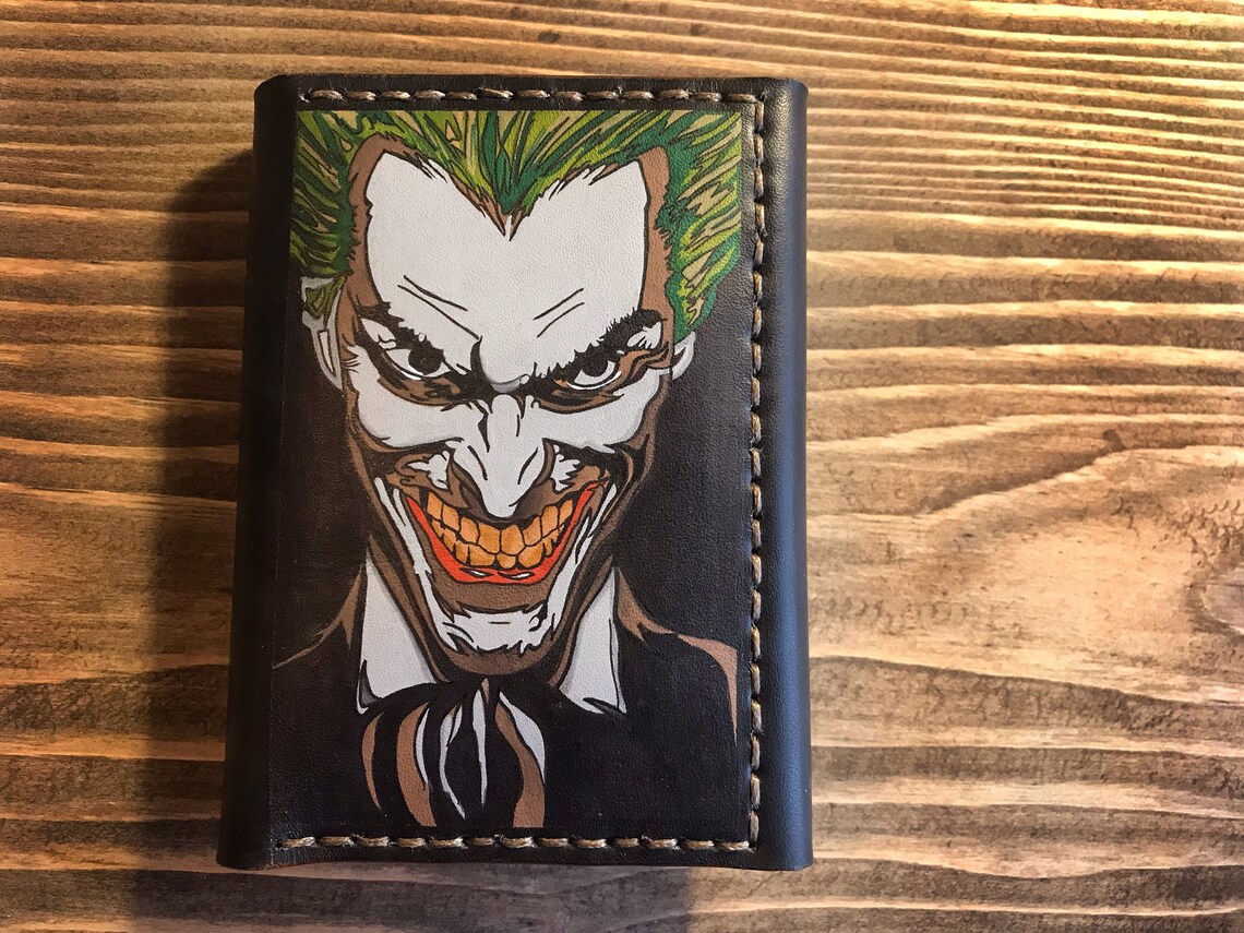 Joker Wallet and Card Case Etsy