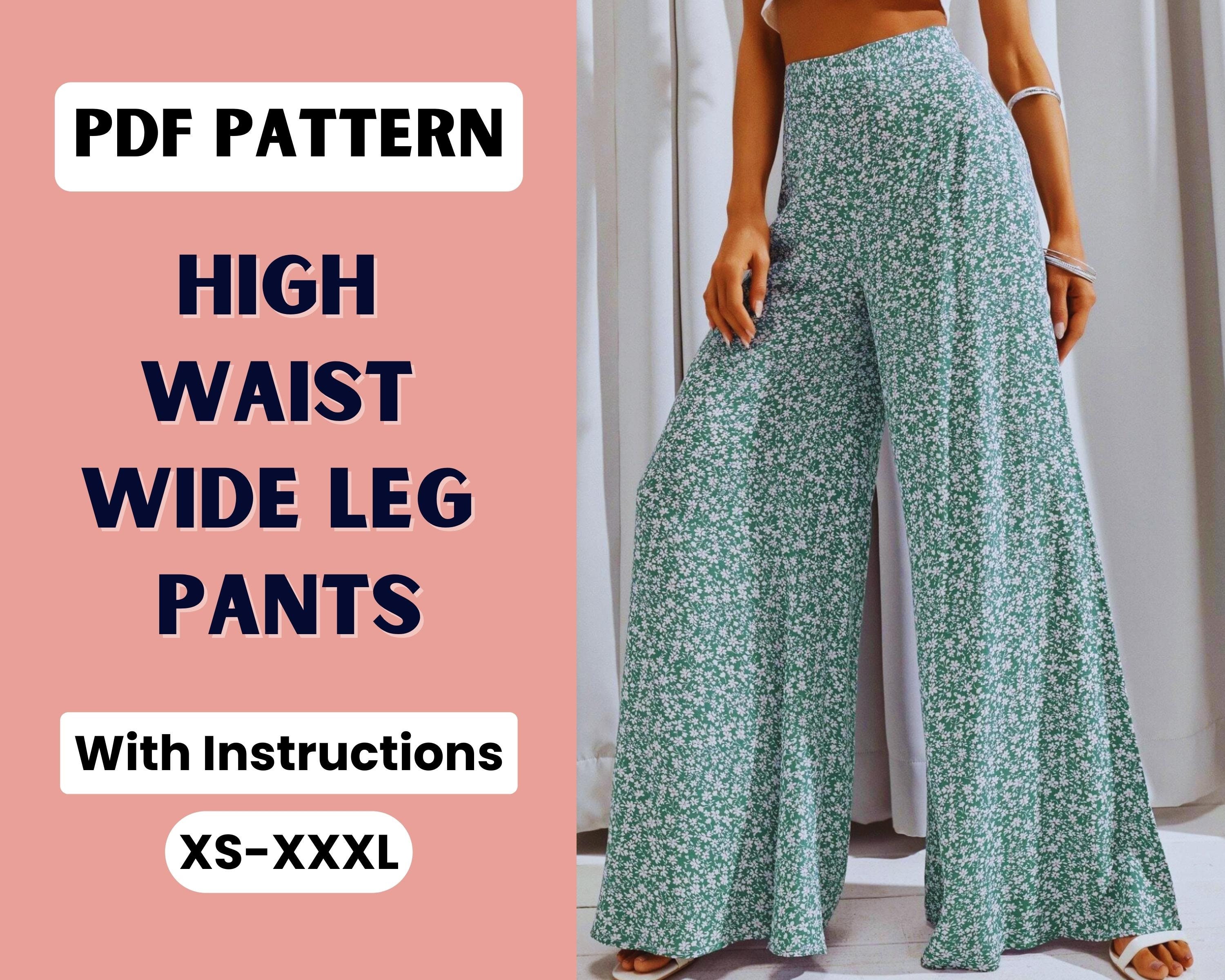 Wide Legged Pants Pattern -  New Zealand