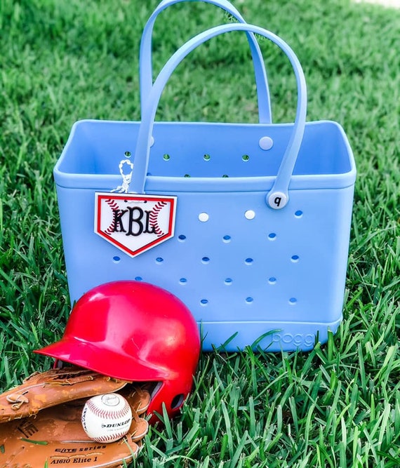 Baseball Bogg Bag Tag Custom Bogg Bag Tag Monogram Etsy