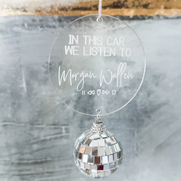 Morgan Wallen car charm