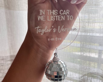 Charm pour voiture Swiftie | Cadeau pour les fans de Taylor Swift