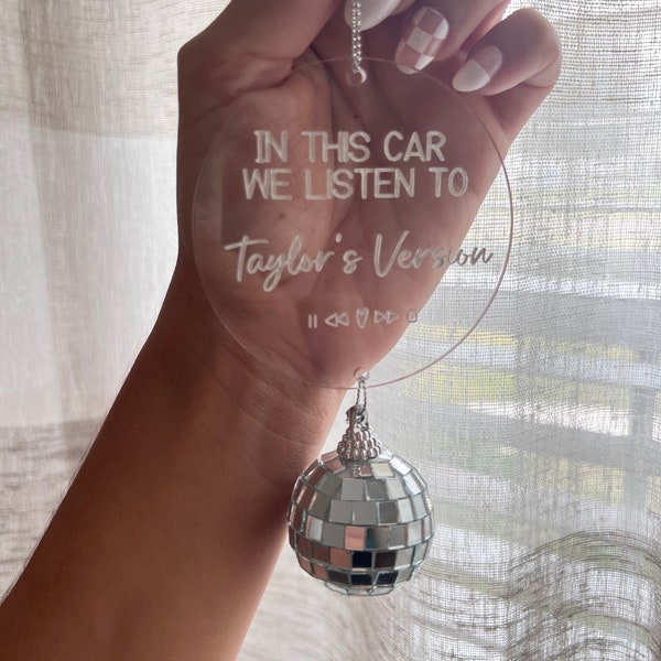 Encanto del coche Swiftie / Regalo de fan de Taylor Swift