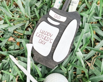 Golf Father’s Day gift | Custom golf money holder | Father’s Day golfing gift