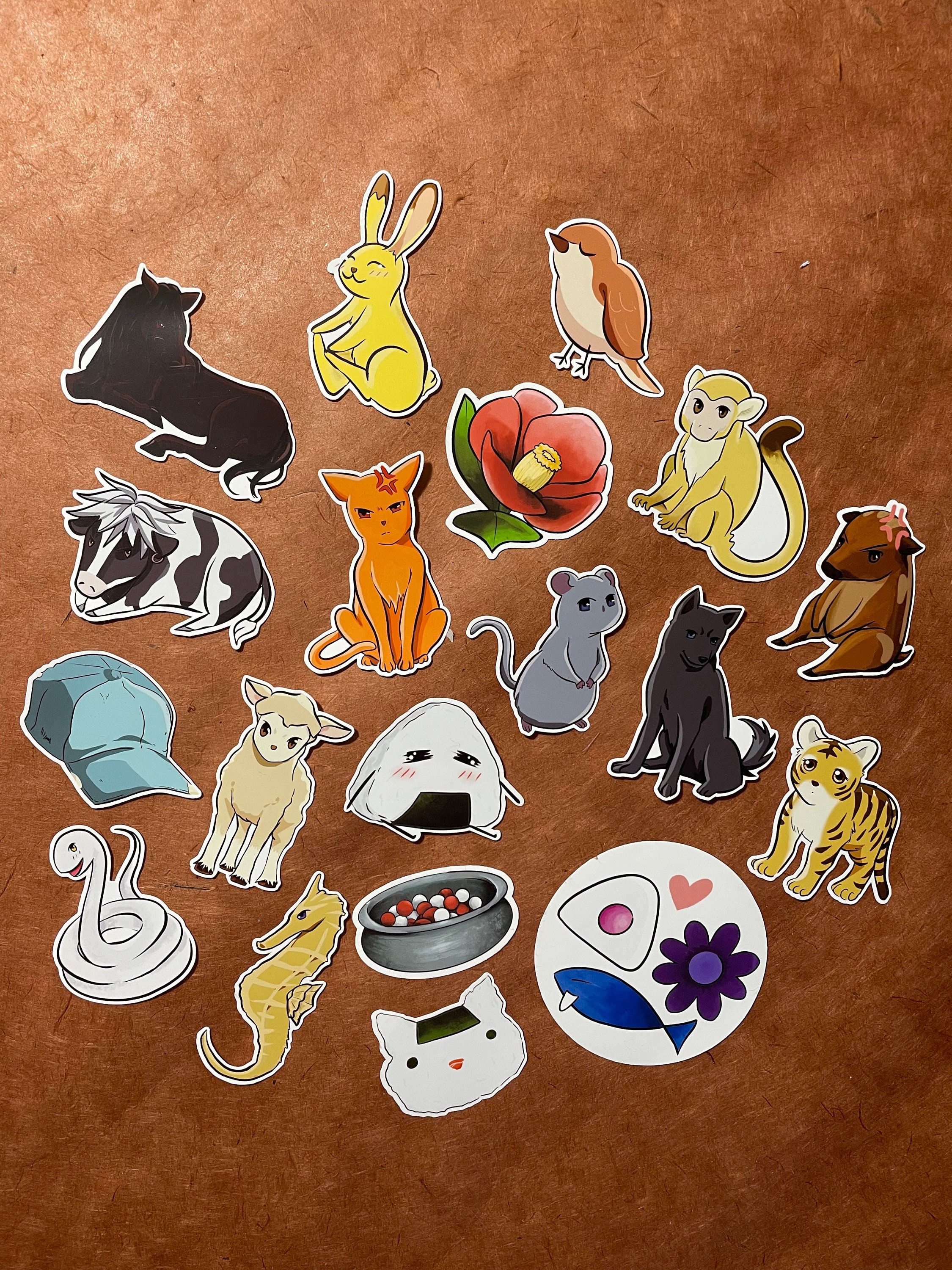 Fruits Basket Inspired Stickers Etsy