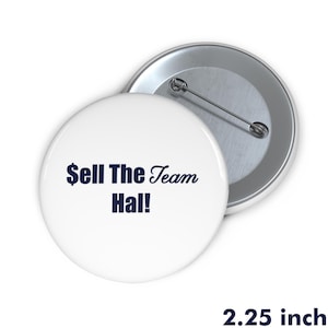 Sell The Team Hal! Pin Button