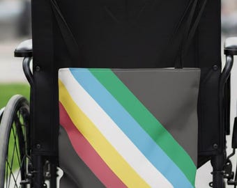 Disability Pride Flag All‑Over Print Medical Supply Tote Bag
