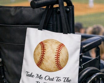 Take Me Out To The Ballgame Medical Supply Tote Bag