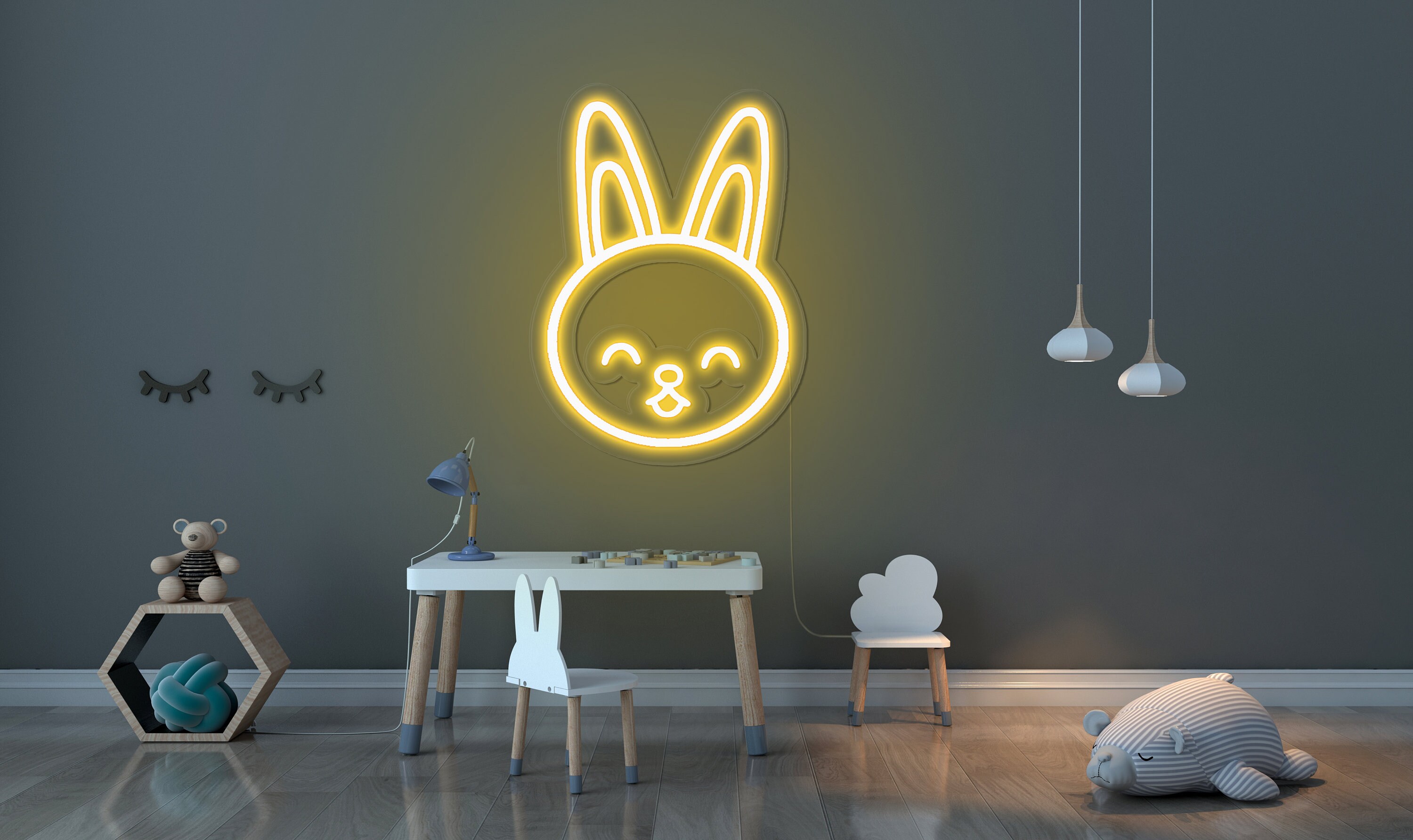 Bunny Neon Sign