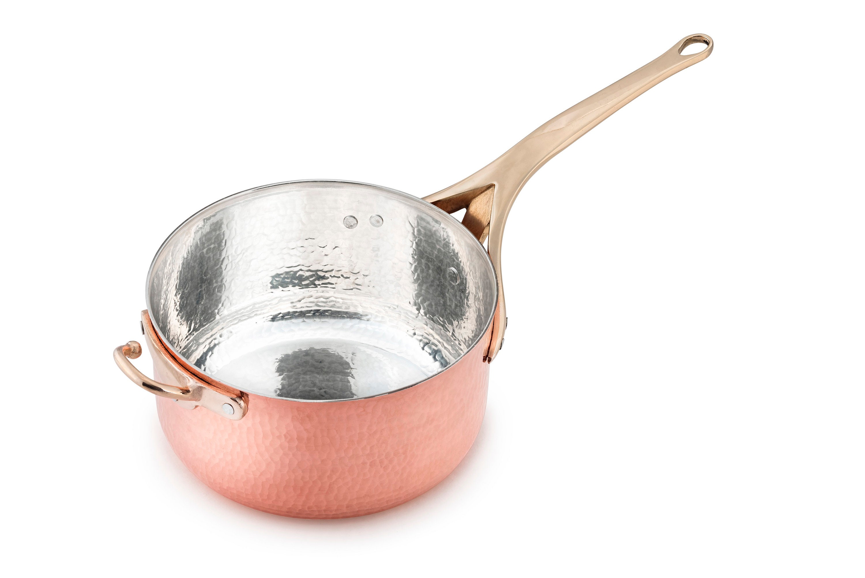 Copper Pan Silverlined 16cm Sauce Pan Sauce Pot Copper Etsy